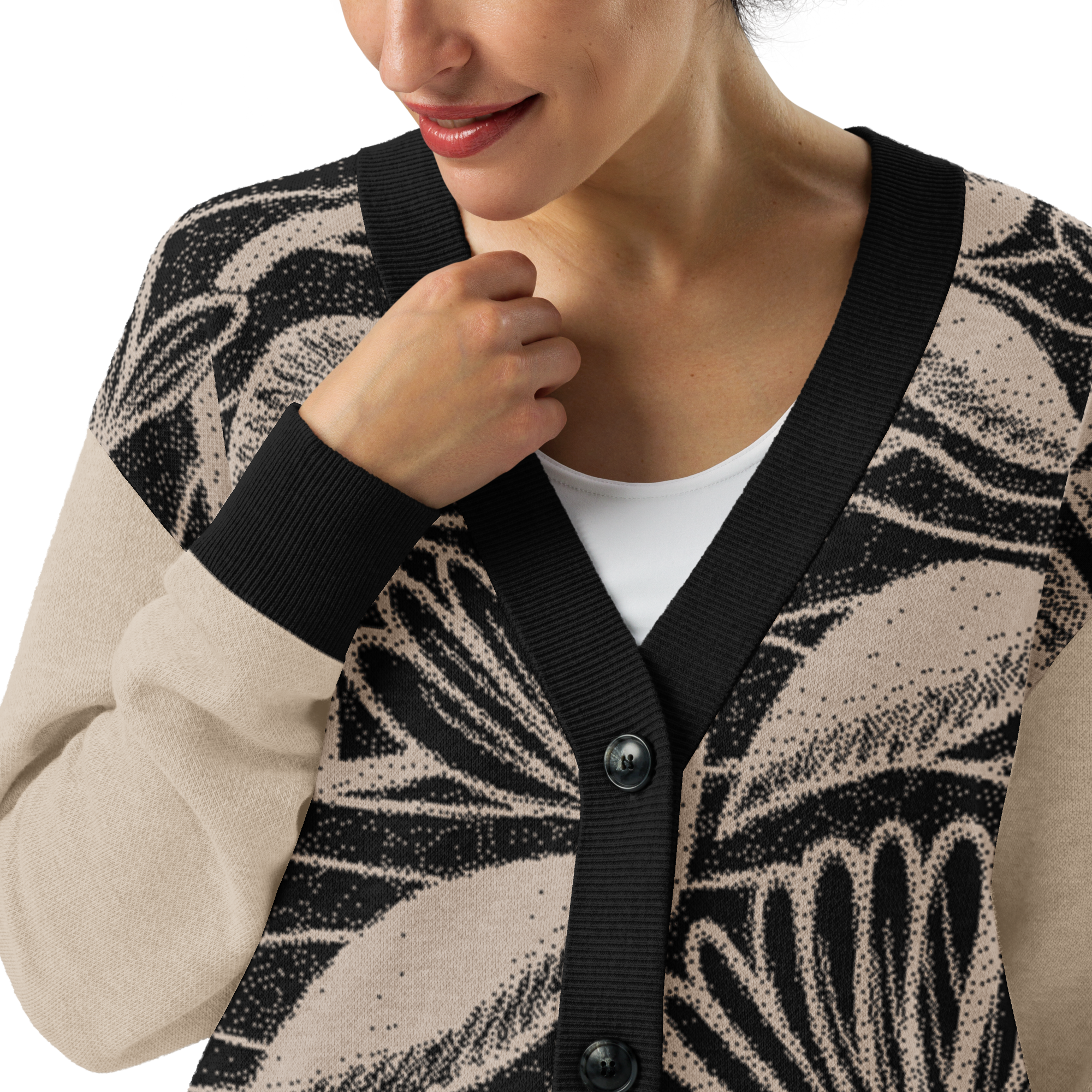 Floral Knitted cardigan