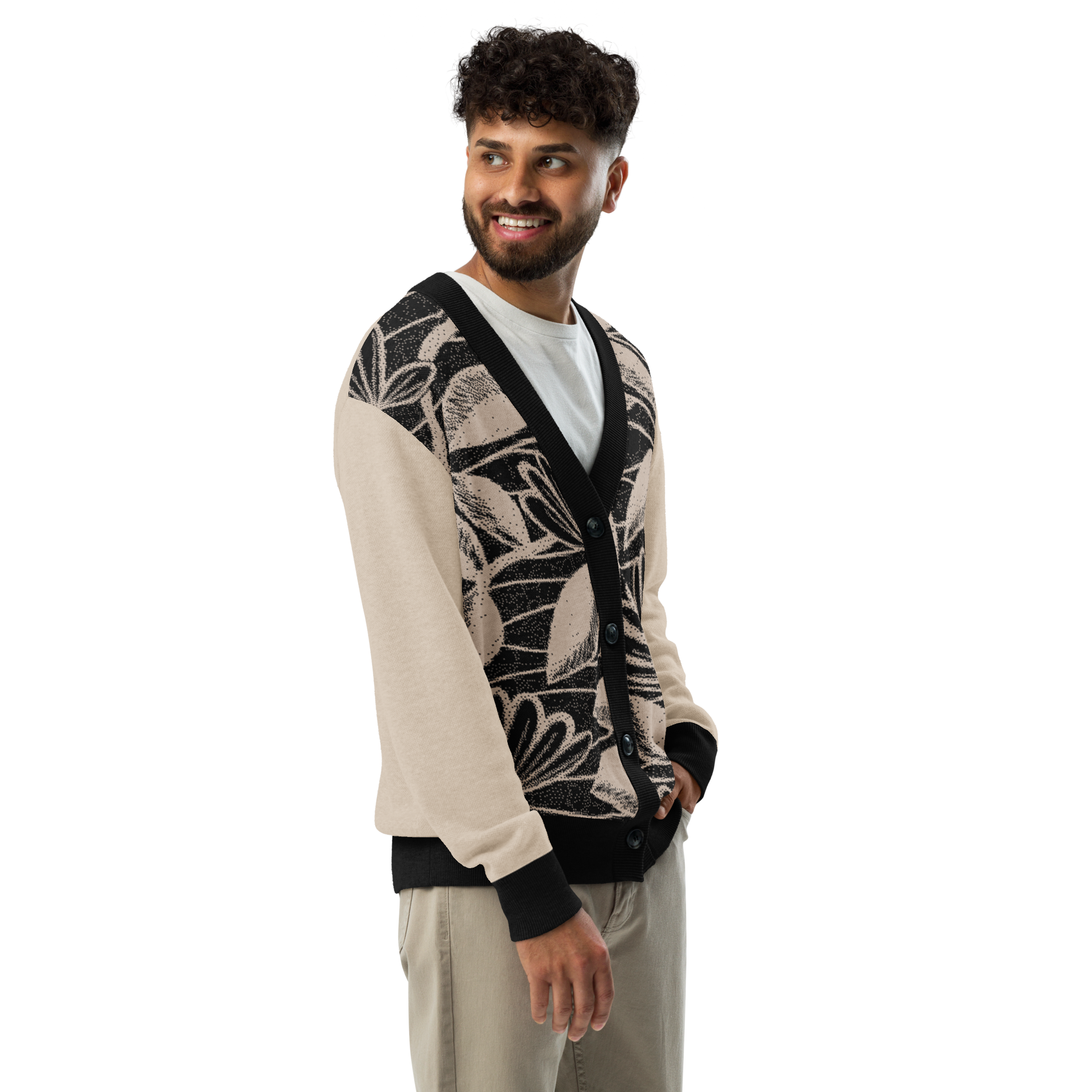 Floral Knitted cardigan