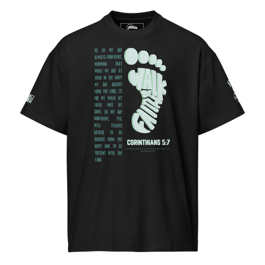 Men’s WALK BY FAITH NOT SIGHT box tee