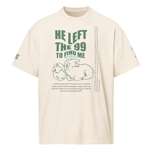 Men’s HE LEFT THE 99 box tee