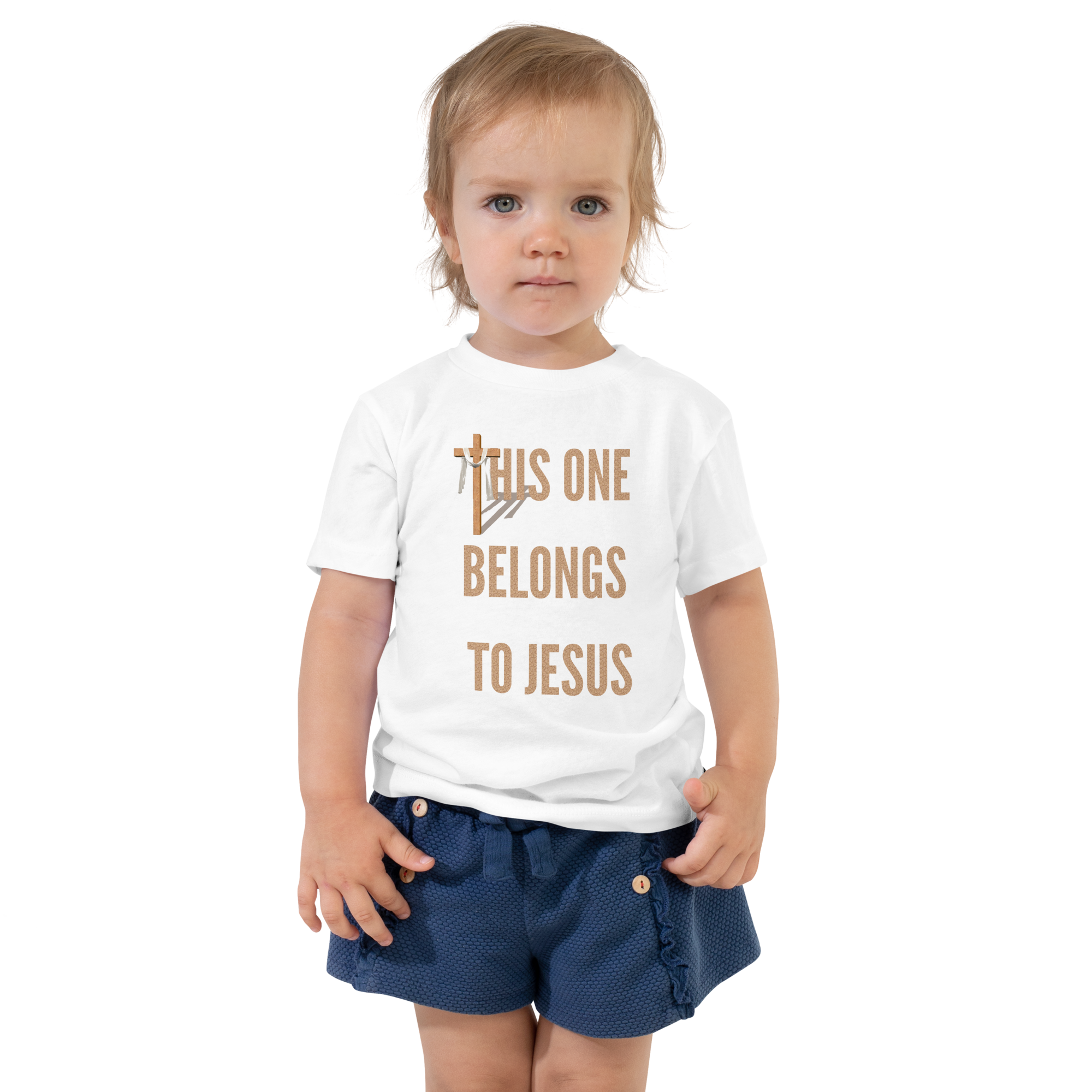 THIS ONE BELONGS TO JESUS Toddler Short Sleeve Tee